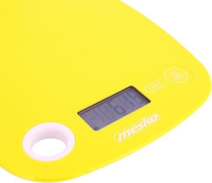 Picture of Mesko Kitchen scale MS 3159y Maximum weight (capacity) 5 kg, Graduation 1 g, Display type LCD, Yellow