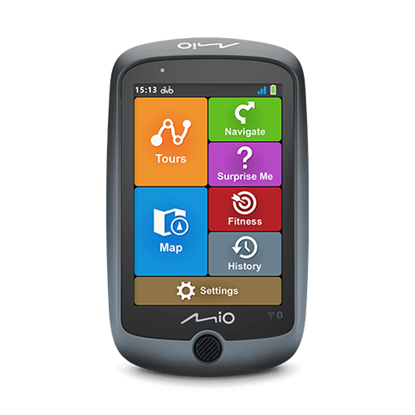 Attēls no Mio Cyclo Discover Connect 8.9cm (3.5"); 320 X 480, Bluetooth, GPS (satellite), Maps included