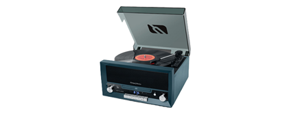 Attēls no Gramofon Muse Muse Turntable Micro System With Vinyl Deck MT-112 NB USB port