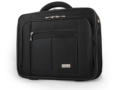 Изображение NATEC Boxer 43.9 cm (17.3") Briefcase Black