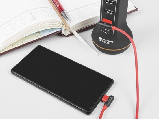 Изображение Kabel USB Natec USB-A - microUSB 1 m Czerwony (NKA-1199)