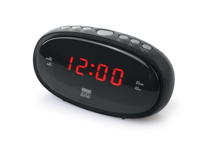 Attēls no New-One Clock-radio CR100 Black, Alarm function