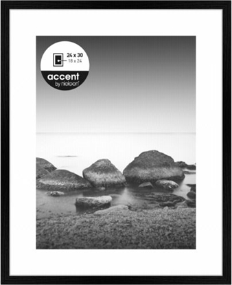 Picture of Nielsen Aura black 24x30 Wood incl. Passepartout 1122000