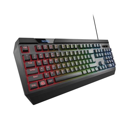 Изображение NOXO Origin Gaming keyboard, EN/RU | NOXO | Origin | Black | Gaming keyboard | Wired | Gaming keyboard | EN/RU | m | 617 g