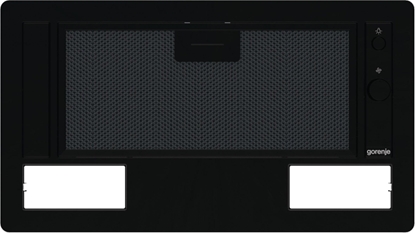 Attēls no GORENJE Hood BHI681EB Canopy, Energy efficiency class D, Width 58 cm, 370 m³/h, Mechanical control, LED, Black
