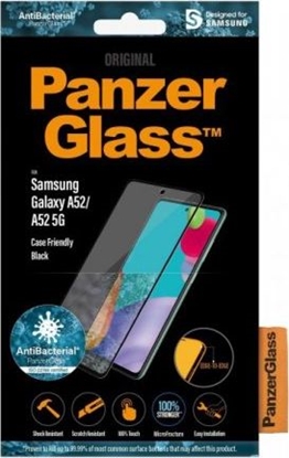 Attēls no PanzerGlass | Samsung | Galaxy A52 | Black/Transparent | Antifingerprint screen protector