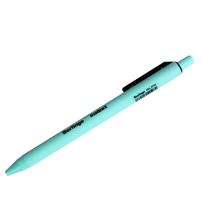 Attēls no Pildspalva lodīšu aut., 0.7mm, zila, mix kr., Instinct, Berl