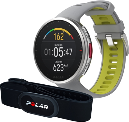 Picture of Polar Vantage V2 M/L + H10 heart rate monitor, grey/lime green