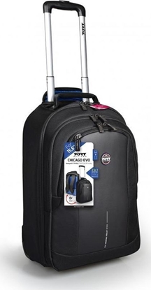 Attēls no PORT DESIGNS CHICAGO EVO 170231 Fits up to size 15.6 ", Black, Backpack/Roller