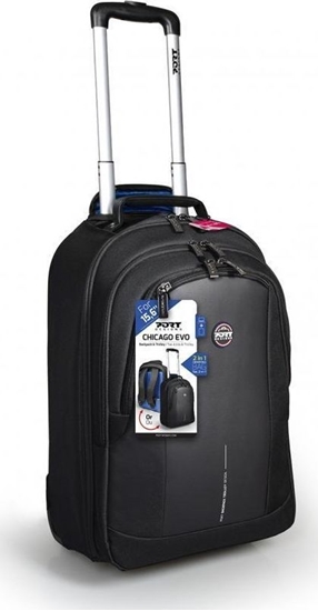 Picture of PORT DESIGNS CHICAGO EVO 170231 Fits up to size 15.6 ", Black, Backpack/Roller