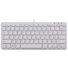 Picture of R-Go Tools Compact R-Go ergonomic keyboard AZERTY (BE), wired, white