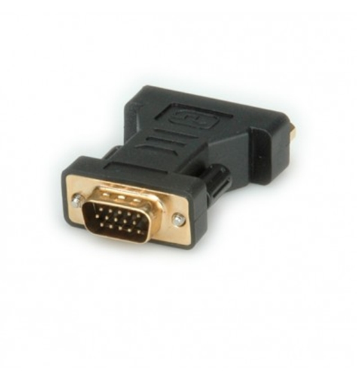 Picture of ROLINE DVI-VGA Adapter, DVI F - HD15 M