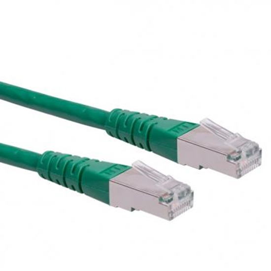 Picture of ROLINE S/FTP (PiMF) Patch Cord Cat.6, green 1.5m