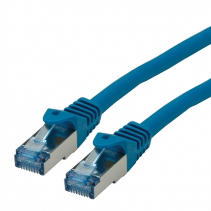 Attēls no ROLINE S/FTP Patch Cord Cat.6A, Component Level, LSOH, blue, 15 m