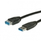 Attēls no ROLINE USB 3.0 Cable, Type A M - A F 0.8 m