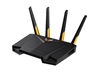 Picture of ASUS TUF Gaming AX3000 V2 wireless router Gigabit Ethernet Dual-band (2.4 GHz / 5 GHz) Black, Orange