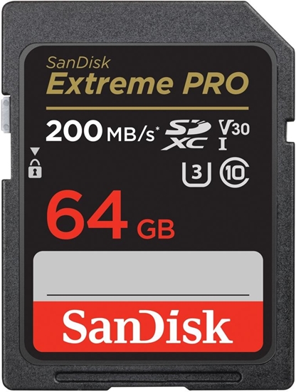 Picture of SanDisk 64GB SDXC Extreme PRO