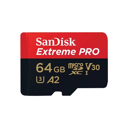 Picture of SanDisk Extreme PRO 64 GB MicroSDXC UHS-I Class 10