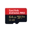 Picture of SanDisk Extreme PRO 64 GB MicroSDXC UHS-I Class 10