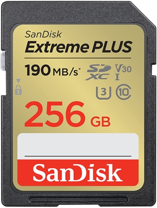 Attēls no Atmiņas karte SanDisk Extreme PLUS 256GB SDXC