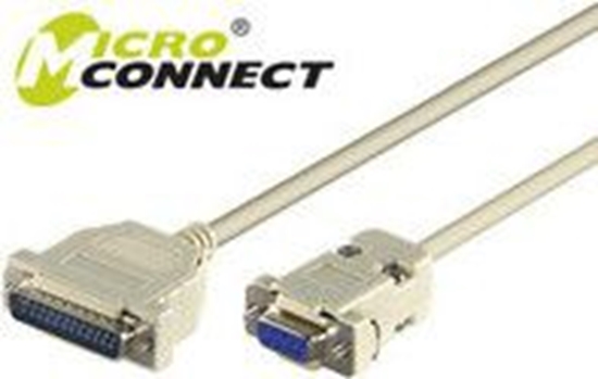 Picture of MicroConnect DB-9 - DB-25, 3m, Szary (IBM029)
