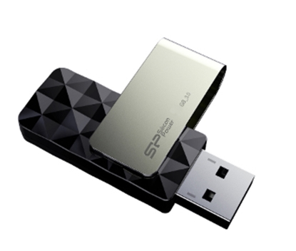 Attēls no Silicon Power Blaze B30 USB flash drive 256 GB USB Type-A 3.2 Gen 1 (3.1 Gen 1) Black, Silver