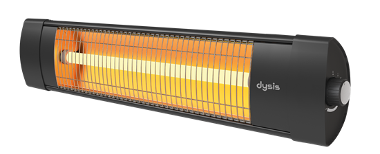 Picture of Simfer | Indoor Thermal Infrared Quartz Heater | Dysis HTR-7407 | Infrared | 2300 W | Number of power levels | Suitable for rooms up to 23 m² | Suitable for rooms up to  m³ | Black | N/A