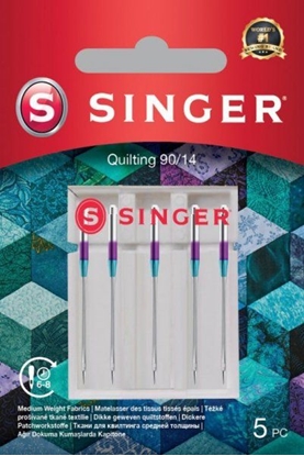 Attēls no Singer Quilting Needle 90/14 5PK