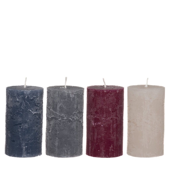 Изображение Svece Rustic 6.5x12cm 62h dažādas