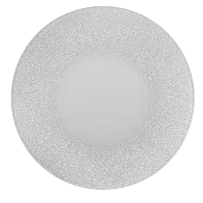 Picture of Svečturis paliktnis 4Living Spogulis glitter apaļš 20cm sudr