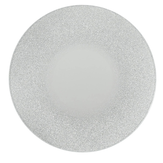 Picture of Svečturis paliktnis 4Living Spogulis glitter apaļš 20cm sudr