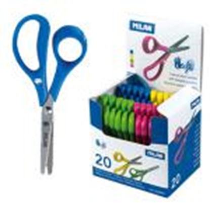 Изображение Šķēres bērnu 14cm kreiļiem ar noapaļotiem galiem Milan