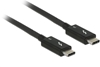 Изображение Thunderboltâ¢ 3 (20 Gbs) USB-Câ¢ cable male  male passive 1.0 m 5 A black