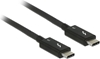 Picture of Thunderbolt™ 3 (40 Gbs) USB-C™ cable male  male passive 0.5 m 5 A black