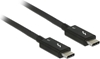 Picture of Kabelis Thunderbolt™ 3 (40 Gb/s) USB-C™, M / M, 0.5m, melns, Delock