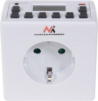 Изображение Maclean Timer cyfrowy MCE30G Czasomierz - programator cyfrowy, niemieckie gniazdo.