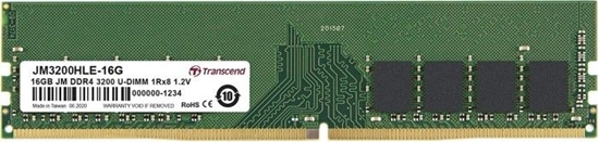 Picture of Transcend 16GB DDR4 3200 MT/s UDIMM 288pin 1R x8 unbuffered