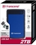 Изображение External HDD|TRANSCEND|StoreJet|2TB|USB 3.0|Colour Blue|TS2TSJ25H3B