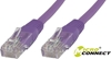 Picture of MicroConnect Patchcord U/ UTP CAT6 0,25 M Purpurowy PVC (B-UTP60025P)