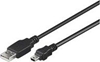Изображение Kabel USB MicroConnect USB-A - miniUSB 1.8 m Czarny (USBAMB52)
