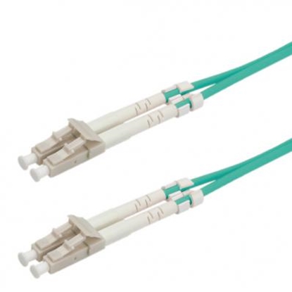 Attēls no VALUE Fibre Optic Jumper Cable, 50/125µm, LC/LC, OM3, turquoise 5 m