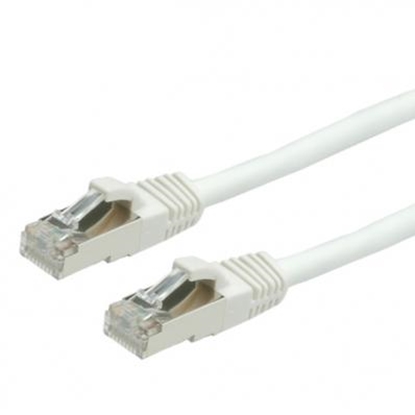 Picture of VALUE S/FTP Patch Cord Cat.6, halogen-free, white, 0.5 m
