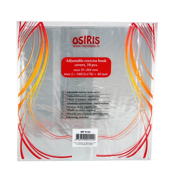 Picture of Vāciņi burtnīcu, regulējami, 100mkr, 204x(2x170)+40mm, 10gab