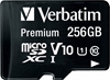 Picture of Verbatim microSDXC         256GB Class 10 UHS-I incl Adapt. 44087