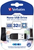 Picture of Verbatim Nano - USB 2.0 Drive Drive con Adattatore Micro USB da 32 GB - Black
