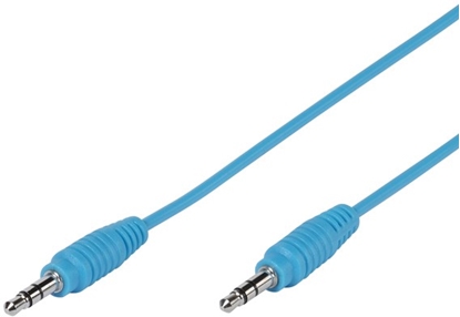 Picture of Vivanco cable 3.5mm - 3.5mm 1m, blue (35812)