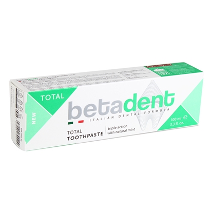 Attēls no Zobu pasta Betadent Total Action 100ml