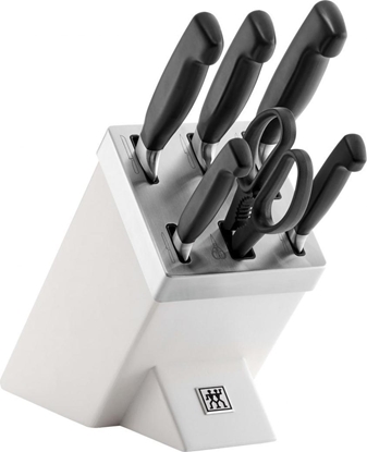 Picture of Zwilling Vier Sterne Knife Block 7 pcs. white