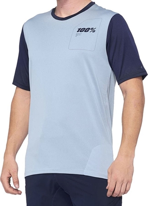 Attēls no 100% Koszulka mska Ridecamp Jersey light slate navy r. XL