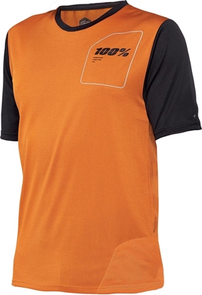 Attēls no 100% Koszulka mska Ridecamp Jersey terracotta black r. M